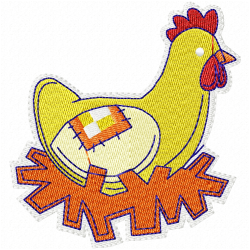 Chickens And Roosters Embroidery Design 12 Chickens And Roosters Embroidery Design 12